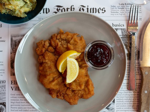 Schnitzel at Midtown Grill